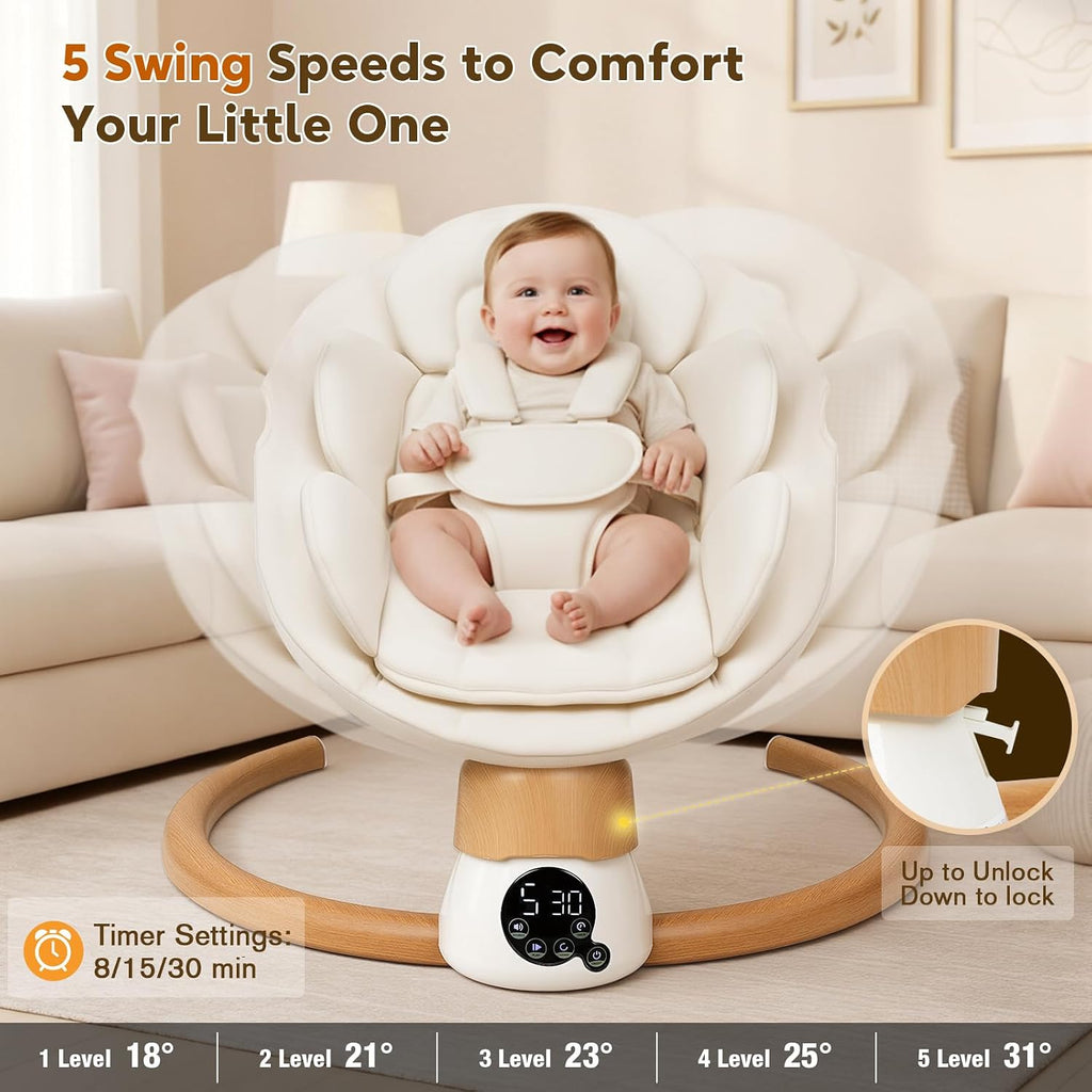 Swings for Infants, Electric Portable Baby Swing