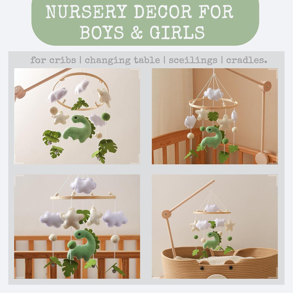 Baby Crib Mobile - Neutral Boho Jungle