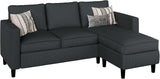 Sectional Sofa Couch Convertible L Shaped Sofas with Ottoman Small Sectional Couches for Living Room