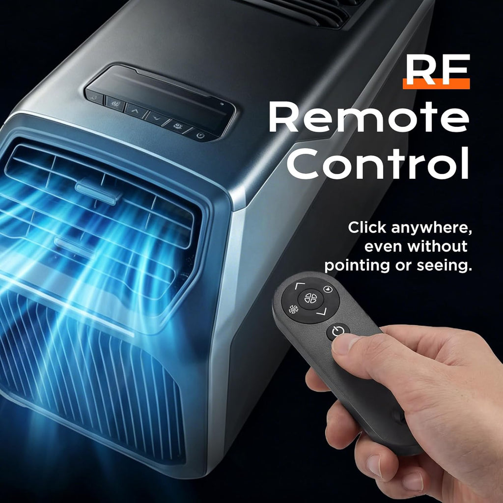 Portable Tent Air Conditioners,6800 BTU Heating, 7500 BTU Cooling, Heating 6-in-1 Portable Air Conditioner