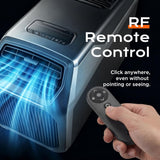 Portable Tent Air Conditioners,6800 BTU Heating, 7500 BTU Cooling, Heating 6-in-1 Portable Air Conditioner