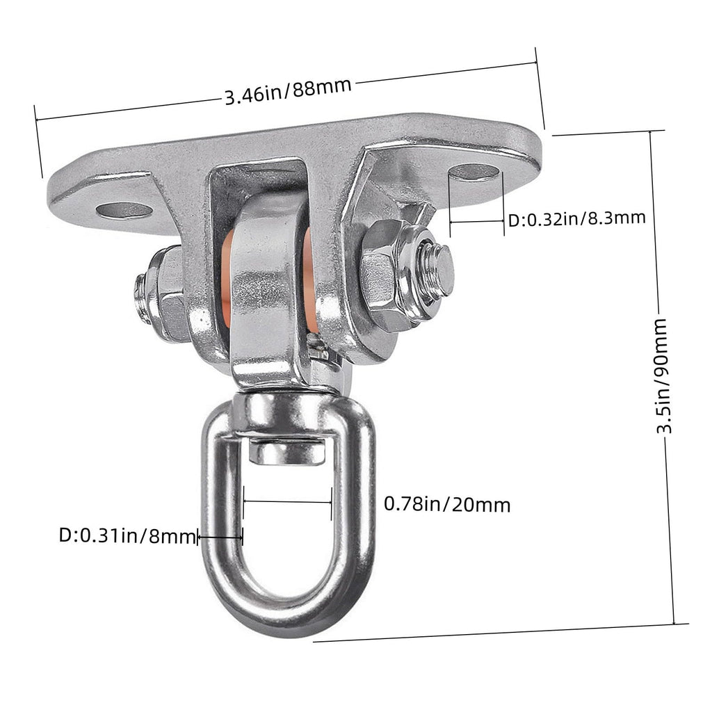 Heavy Duty Swing Hanger Stainless Steel 360°