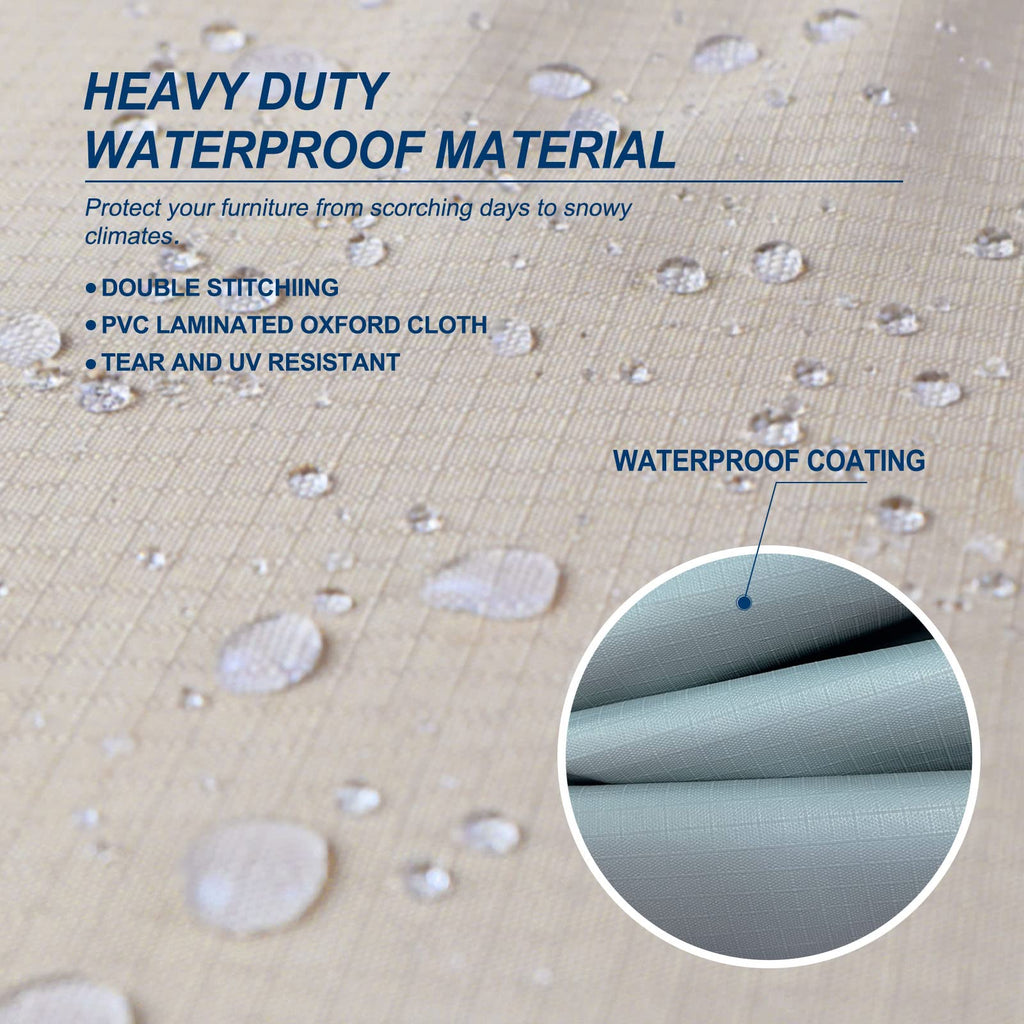 Patio Heater Covers, Outdoor Heater Covers Waterproof with Zipper, Outdoor Patio Heater Cover Fits up to 89"H x 33"W