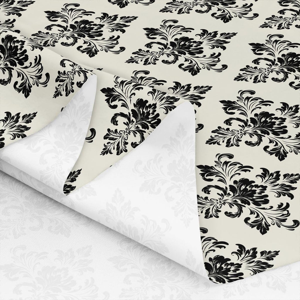 Vintage Damask Polyester Fabric by The Yard Floral Print Polyester Fabric Gothic Bohemia Boho Flower Soft Indoor