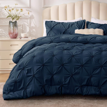 Comforter Set Navy, Fluffy & Soft Comforter