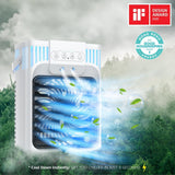 Portable Air Conditioners, 3 Speeds, 3 Mist Modes, 40oz Water Tank, 2~8h Timer & 7-color Ambient Lights