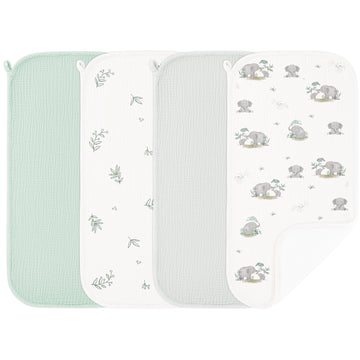 Muslin Burp Cloths, Soft Baby Burping Cloths for Unisex Boys and Girls, Newborn Essentials Large Extra Absorbent