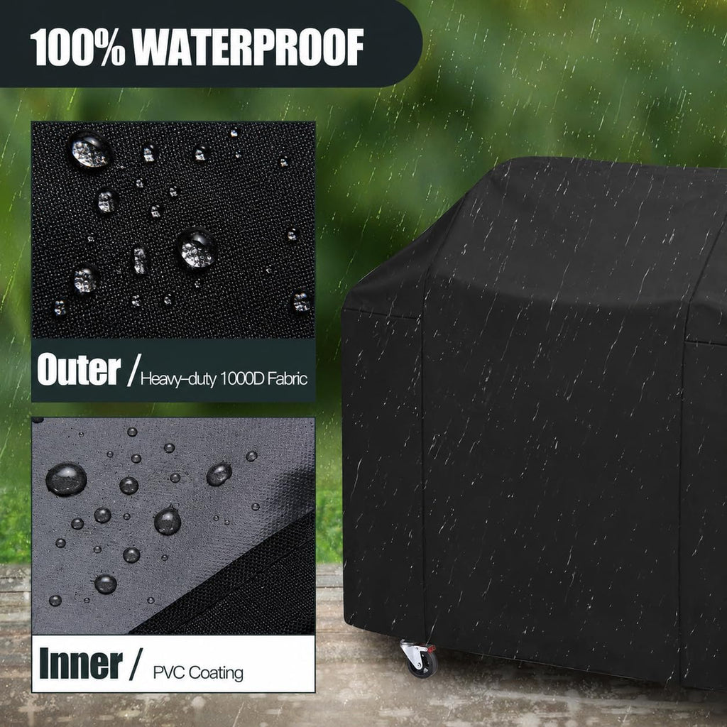 48 Inch Premium Grill Cover for Weber Spirit 200 Series & Spirit 300 Series | 1000D Heavy Duty Waterproof UV