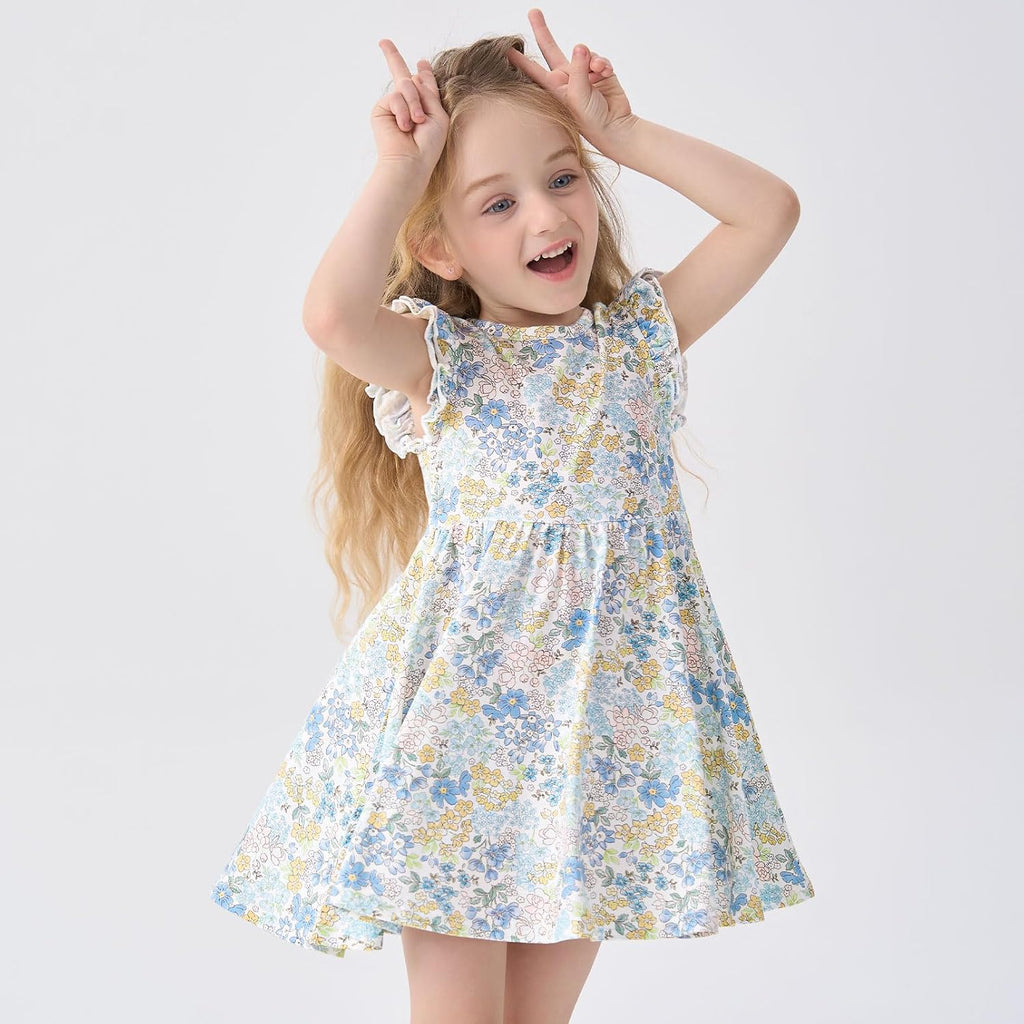 Baby Toddler Girl Viscose from Bamboo Dress Twirly Dresses