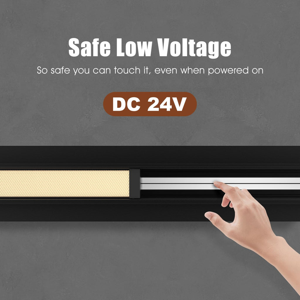 15W Linear Magnetic Track Light Head, 3CCT Adjustable