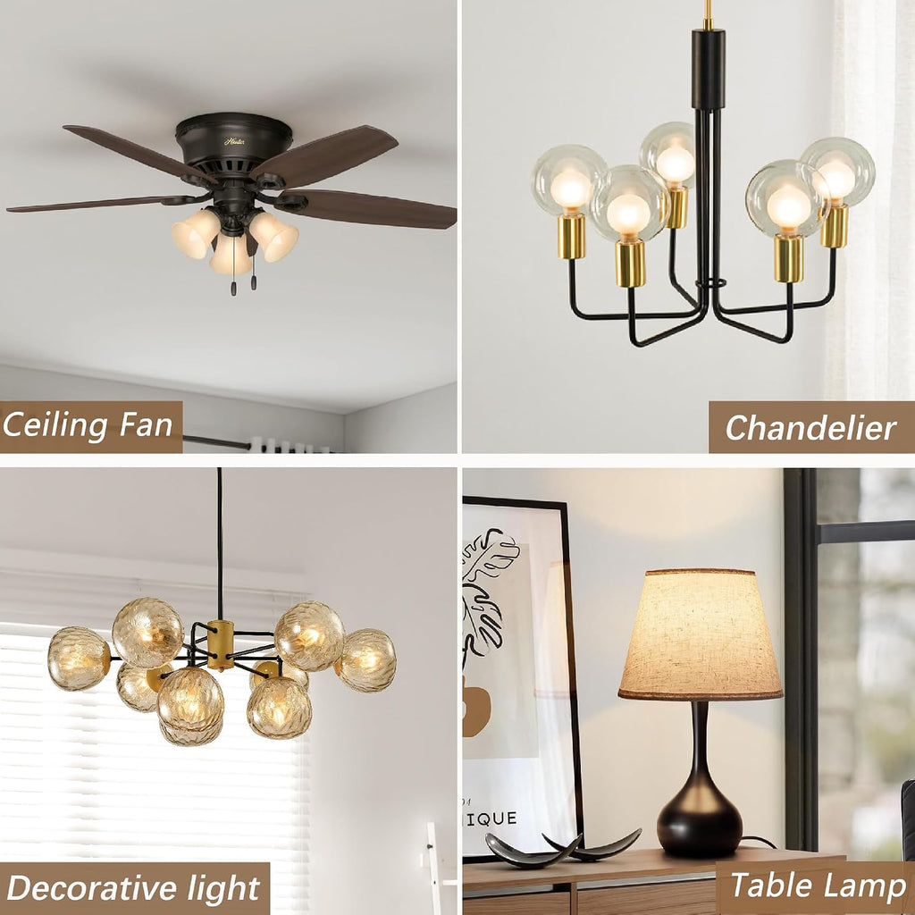 E12 Globe Candelabra Bulb Dimmable LED Bulb 25W Frosted Light Bulb,2700K