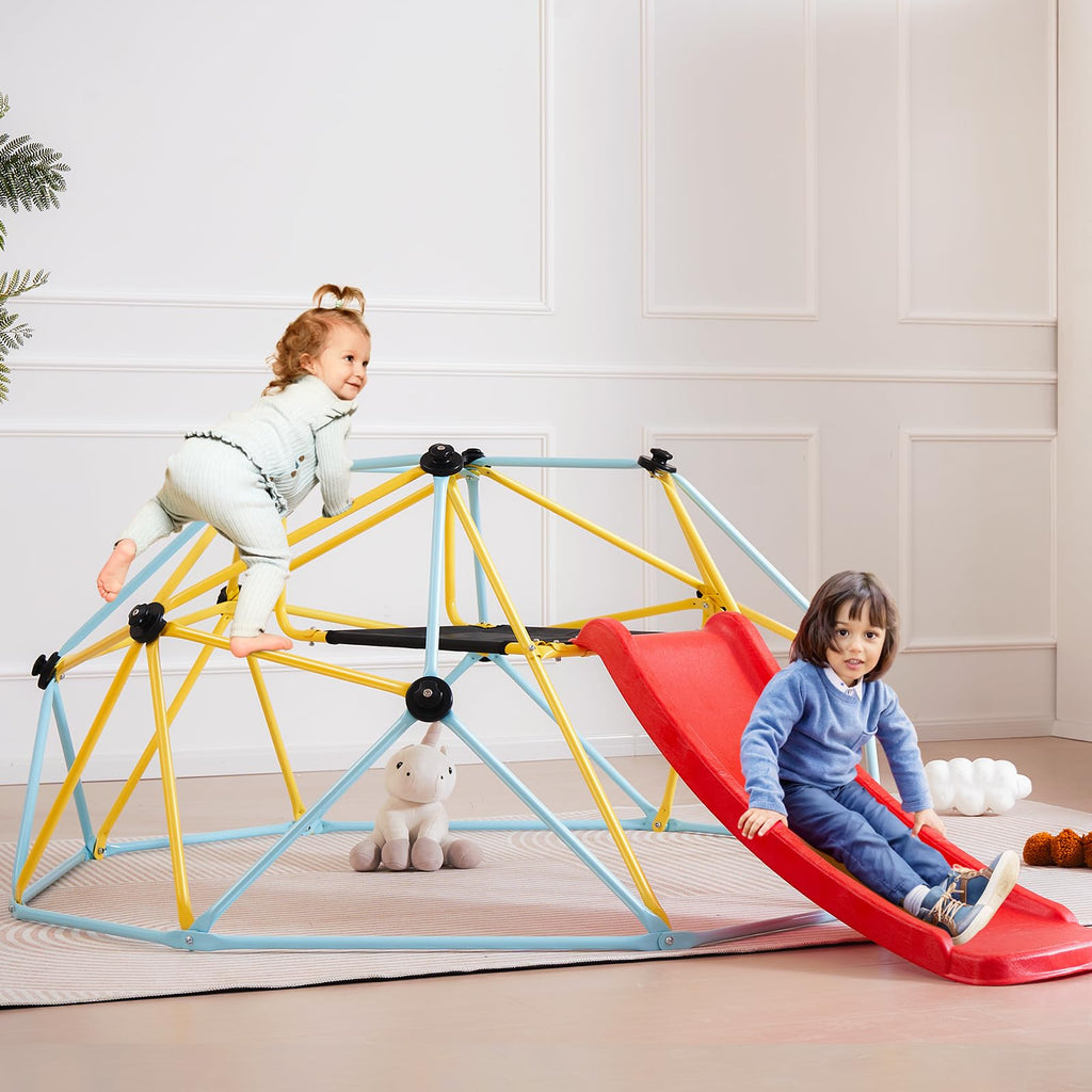 Climbing Dome 8 ft Geometric Climber Slide 600 lbs Jungle Gym Grip