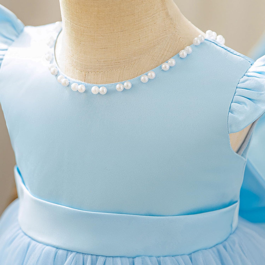 Baby Girl Birthday Party Tutu Wedding Gown Toddler Tulle Dress