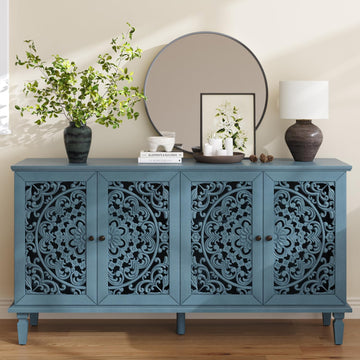 60" Sideboard Buffet Cabinet with Storage Accent Cabinet Credenza