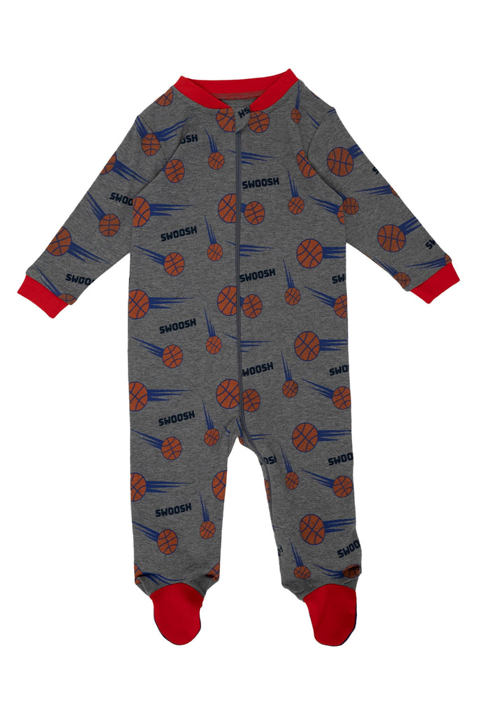 5-Piece Layette Sport Set Gift Bundle for Babies & Infants | (Basketball, )