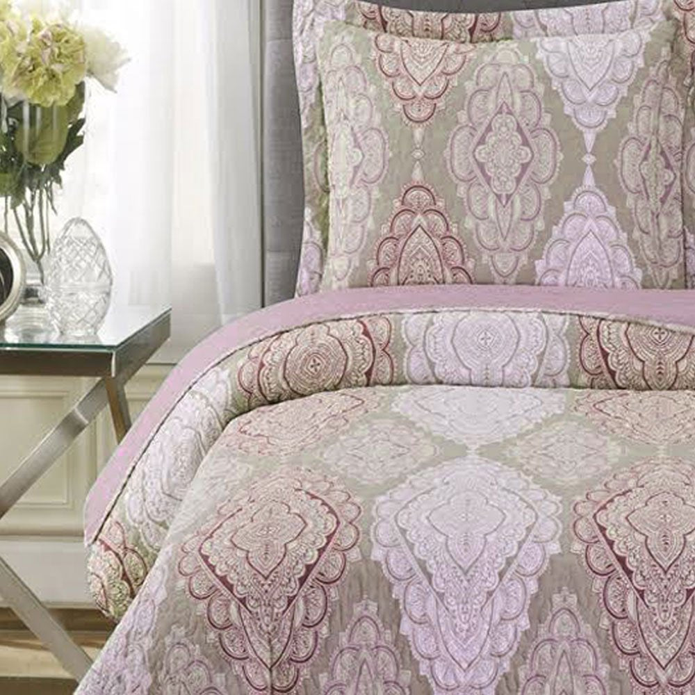 Jewel Oversized Coverlet Set Cal - Luxury Quilt Bedspread, All Season Soft Filled Quilts