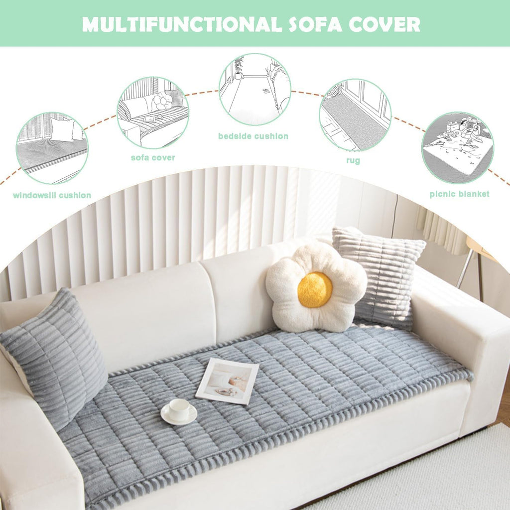 Couch Cover for Dogs Washable Non-Slip Pet Friendly Sofa Protector