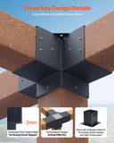 Pergola Kit, 4x4 Inch Pergola Brackets for 3.5x3.5 Inch Wood - Image 3