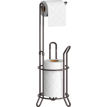 Bathroom Toilet Paper Storage Holder Stand Shelf, Bronze