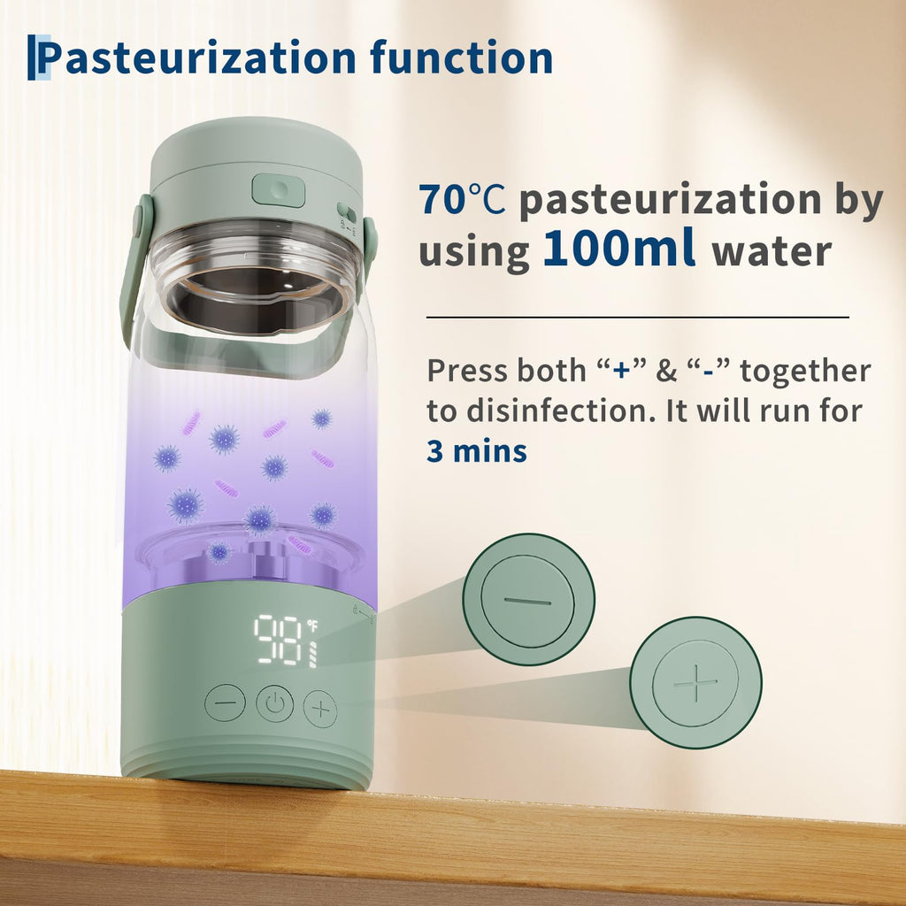 Portable Bottle Warmer for Breast Milk, Baby Travel Essentials