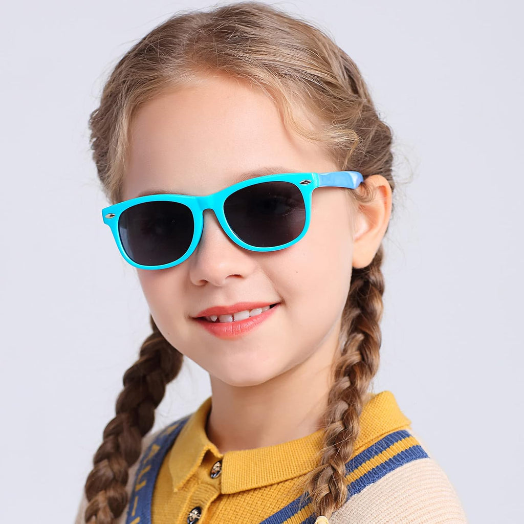 Kids Polarized Sunglasses for Boys Girls, Outdoor Sports