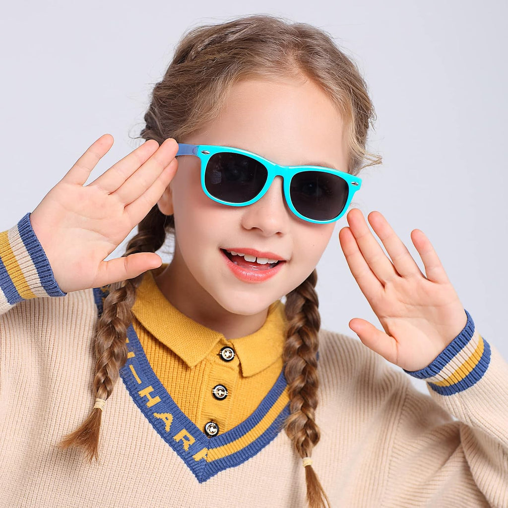 Kids Polarized Sunglasses for Boys Girls, Outdoor Sports