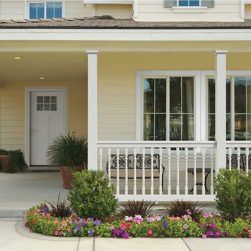 12'W x 36"H Premium Handrail Kit with 29 Colonial Spindles, White