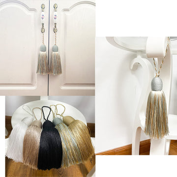 Key Tassel with Loop DIY Handmade Craft Accessories - 2Pcs