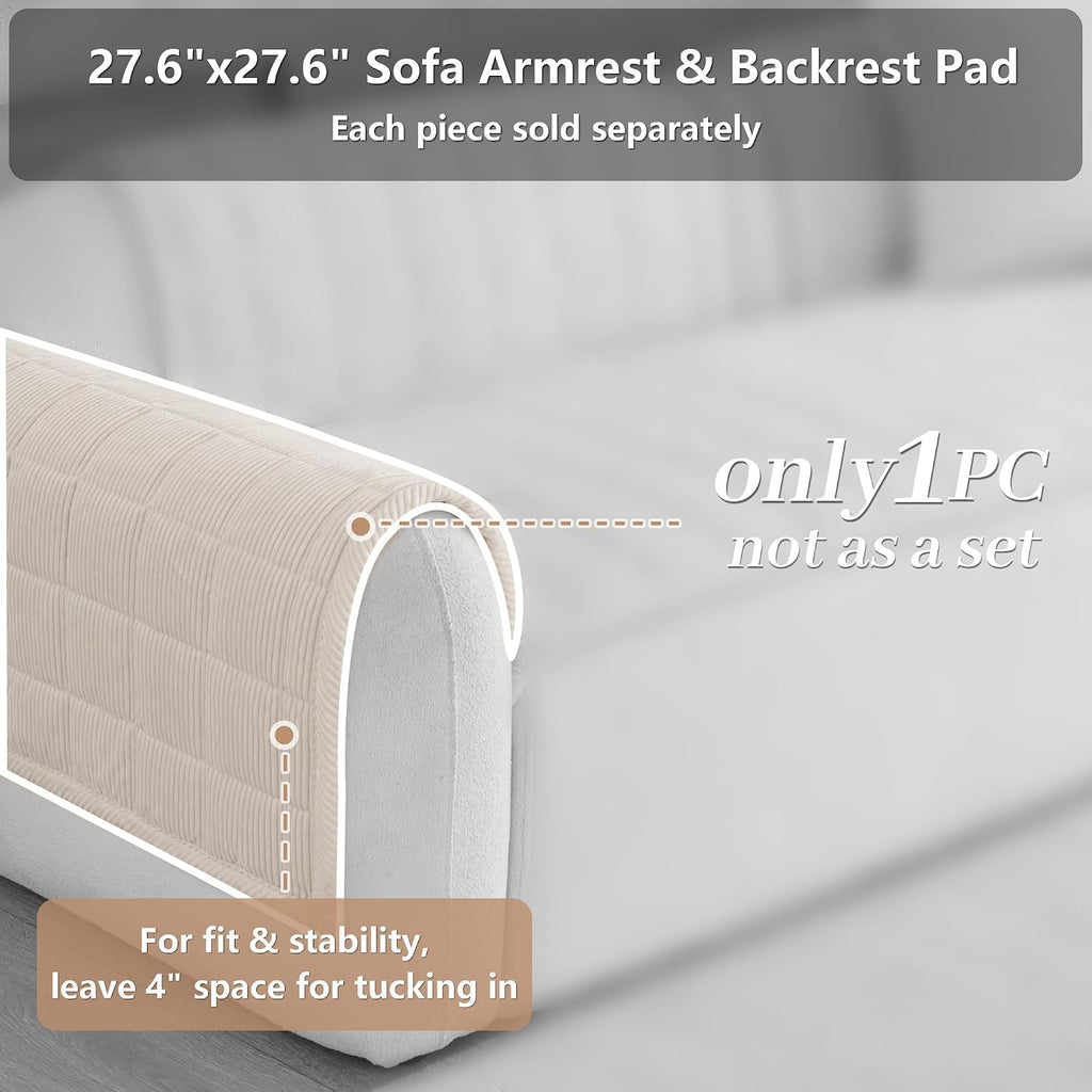 Pet Friendly Couch Cover, Non Slip Sectional Sofa Cover for L Shape Couch.