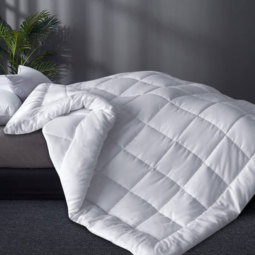 Down Alternative Comforter Queen Size White, Duvet Insert Queen 88" x 88"