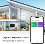Air Purifiers for Home Bedroom Large Room Up to 1076 Ft², Smart WiFi Works with Alexa, 3-Stage Filte