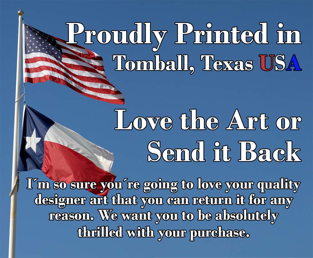 As For Me And My House, 12"x24" Canvas Wall Art (Printed on Canvas, Not Wood), Perfect Above a Couch and Decor, Great