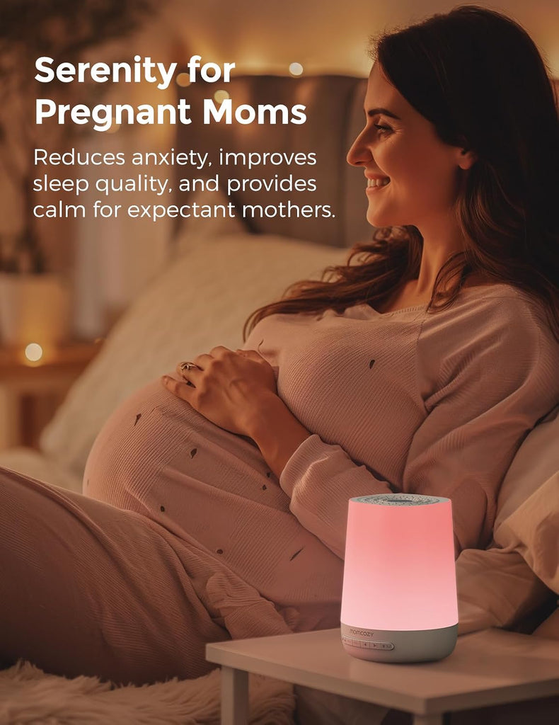 Smart White Noise Machine for Baby Sleeping with Night Light, Green