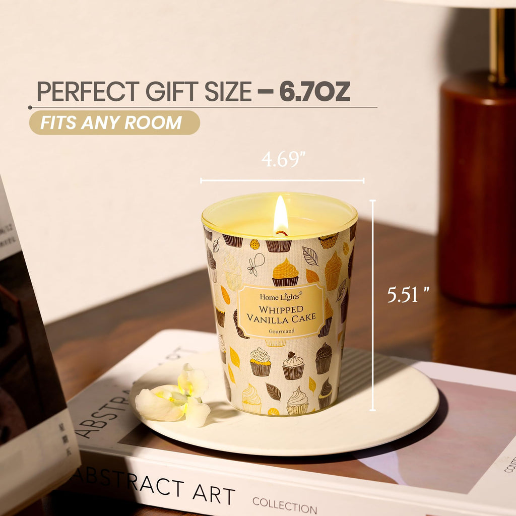 Scented Candle, Whipped Vanilla Cake, 6.7oz