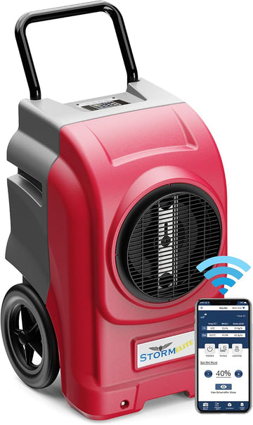 270 Pints Commercial Dehumidifiers for Large Room or Basements, Industrial Large Dehumidifier with Pump and Drain Hose