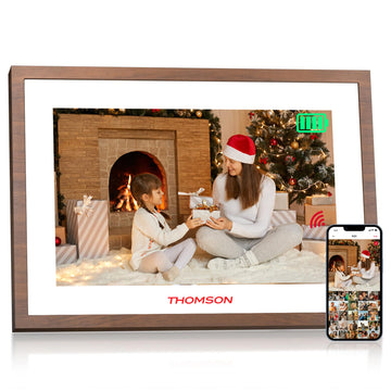 10.1 Inch Digital Picture Frame with 4000mAh Battery, 1280x800 HD IPS Touch Screen Digital Photo Frame with 32 GB