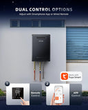 190, 000 BTU Outdoor Tankless Water Heater, 8.1 GPM Propane Instant Hot Water Heater with WiFi & Remote Control