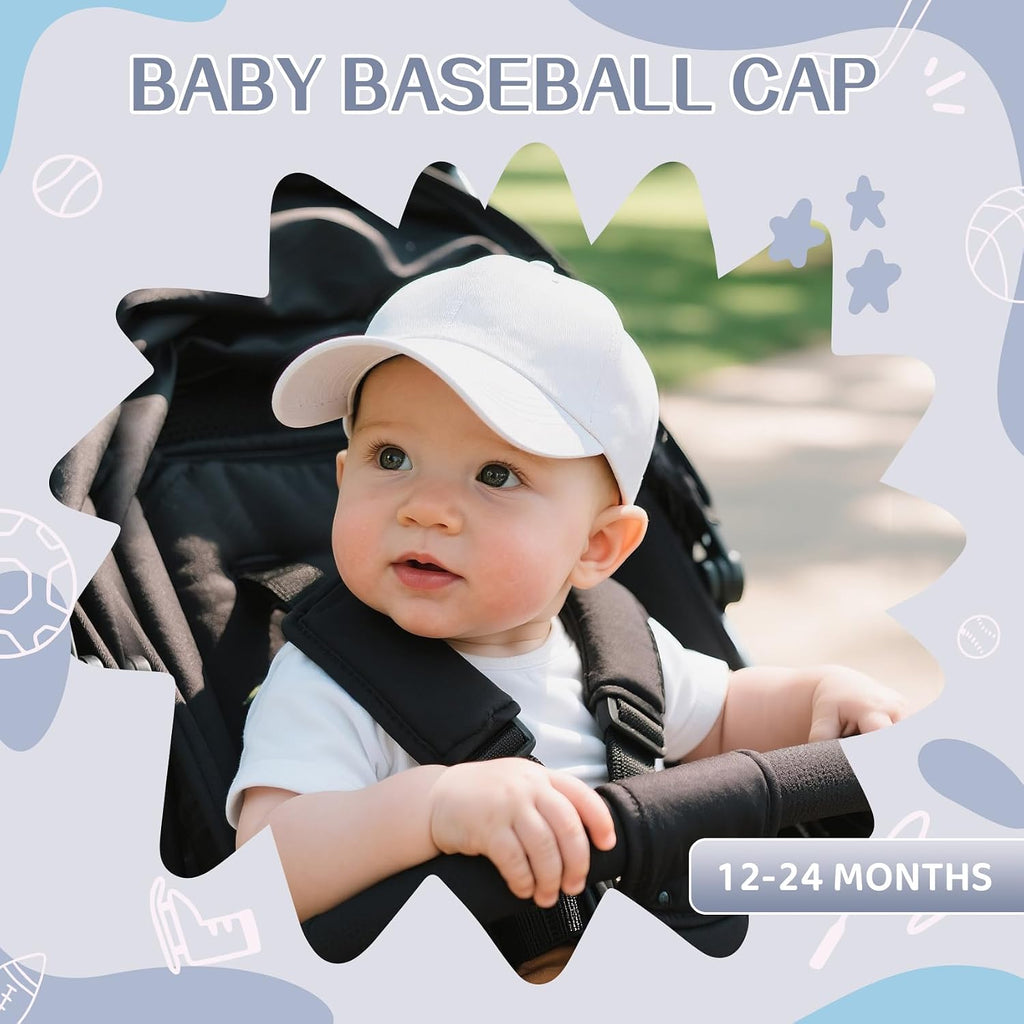 Toddler Baseball Hat Cotton Baby Cap for Boys Girls