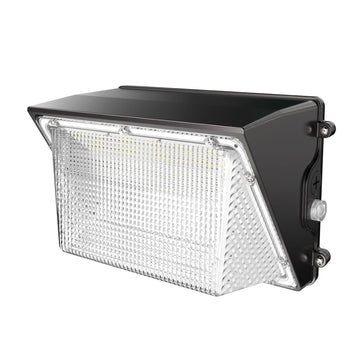 LED Wall Pack Light: 150W Security Wall Lights with Dusk-to-Dawn Photocell - 5000K 120V LED Wall Lights for Paito