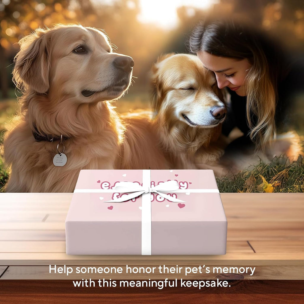 4×6 Pet Memorial Photo Frame - Keepsake Remembrance Sympathy Gift for Loss of Dog or Cat - No Longer By My Side But