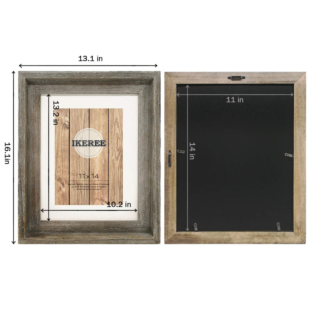Rustic Picture Frames 11x14, Farmhouse Diploma Certificate Frame