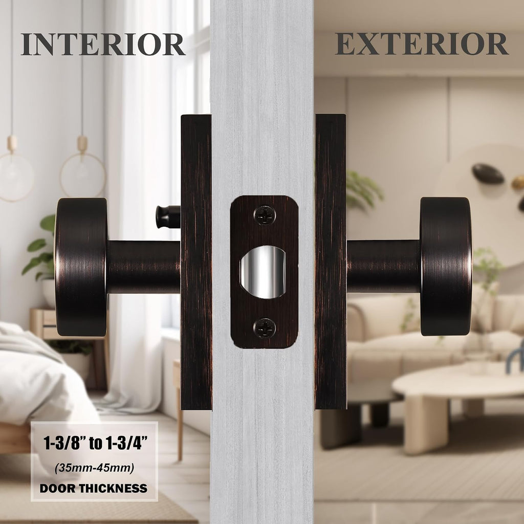 Oil Rubbed Bronze Door Knobs Privacy Door Knobs Interior with Lock