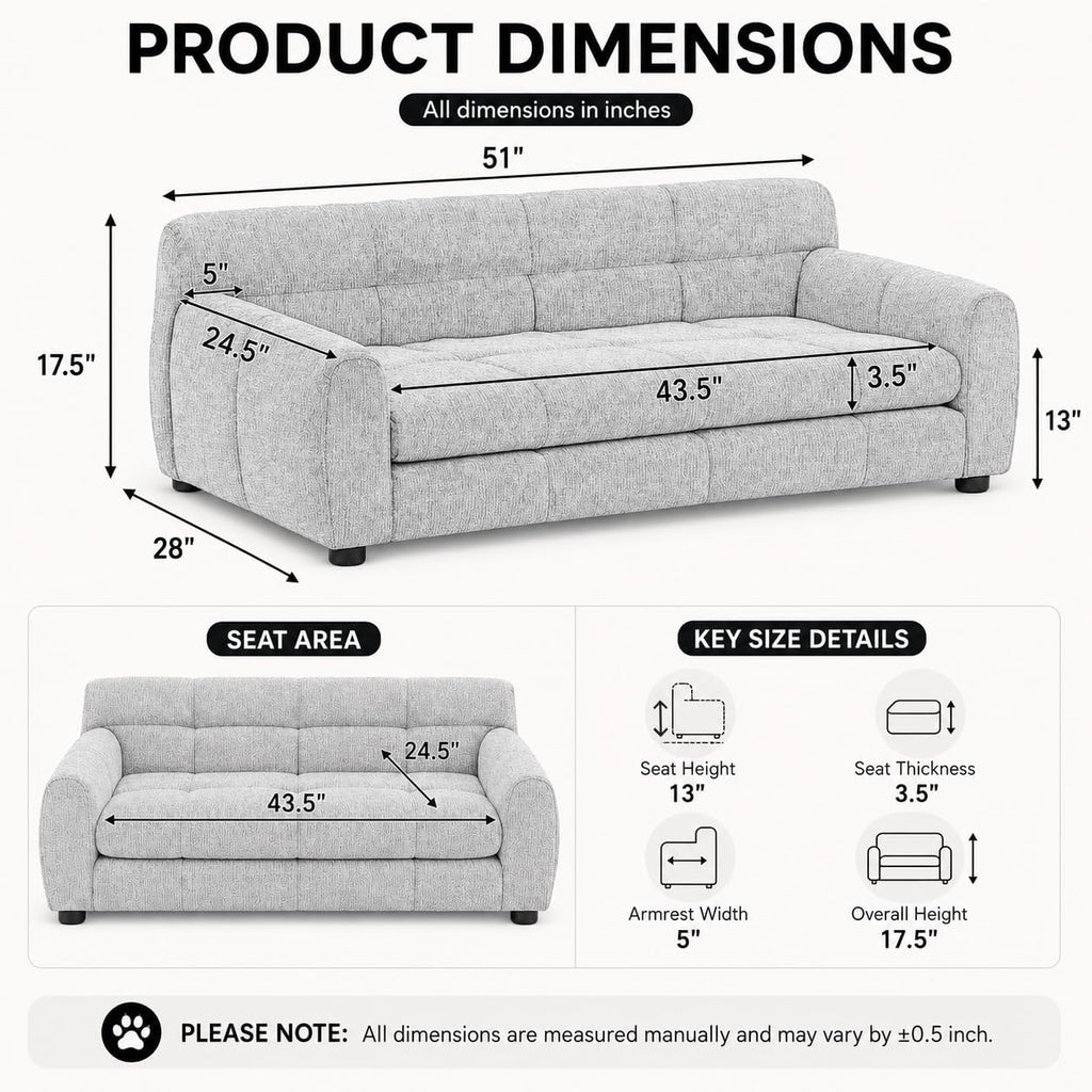 Large Dog Sofa, for Large & Extra Large Dogs
