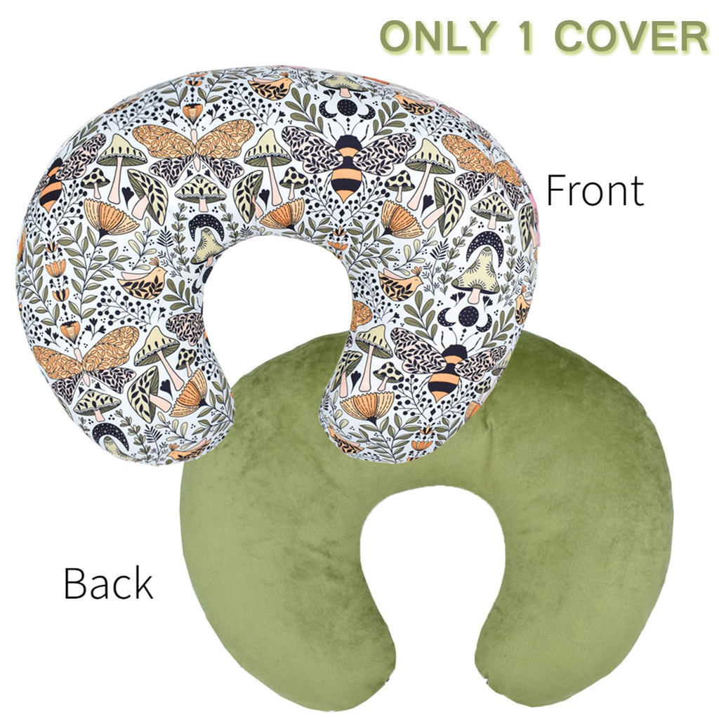 Baby Nursing Pillow Cover Newborn Removable Breastfeeding Pillowcover Cute Pattern Girls Boys Nursing Pillowcase for