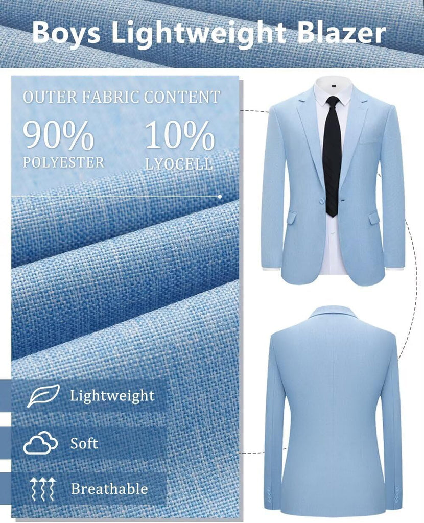 Boys Jacket Suit Blazer Slim Fit Tuxedos Sport Coat for Kids Boy Blazers