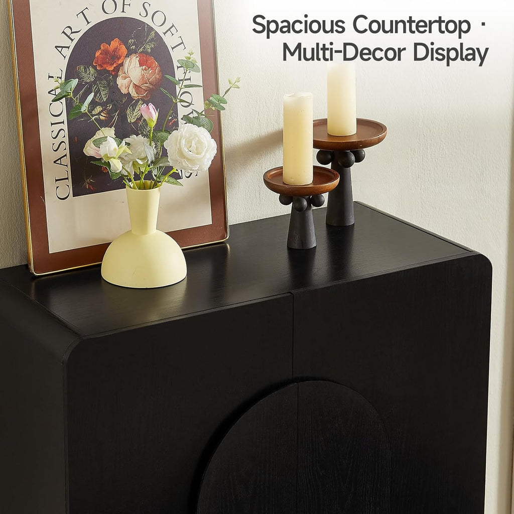 Shoe Storage Cabinet with Doors, Large Shoe Cabinet Storage , Wooden 6 Tier Shoe Organizer Cabinets with Adjustable