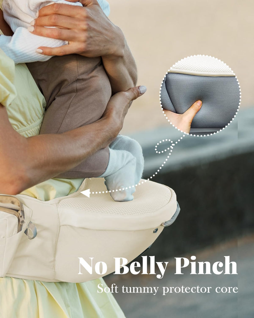 Safety-Certified in-1 Baby Carrier Newborn to Toddler, White