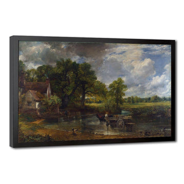 John Constable The Hay Wain Canvas Wall Art, Romanticism Landscape Oil Painting Print, Vintage British Fine Poster