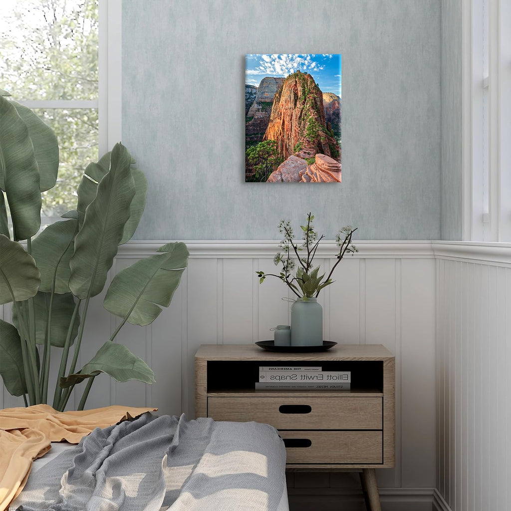 Zion National Park Wall Art Nature Mountain Landscape Wall Decor Angels Landing Canyon Posters Mountains Scenery