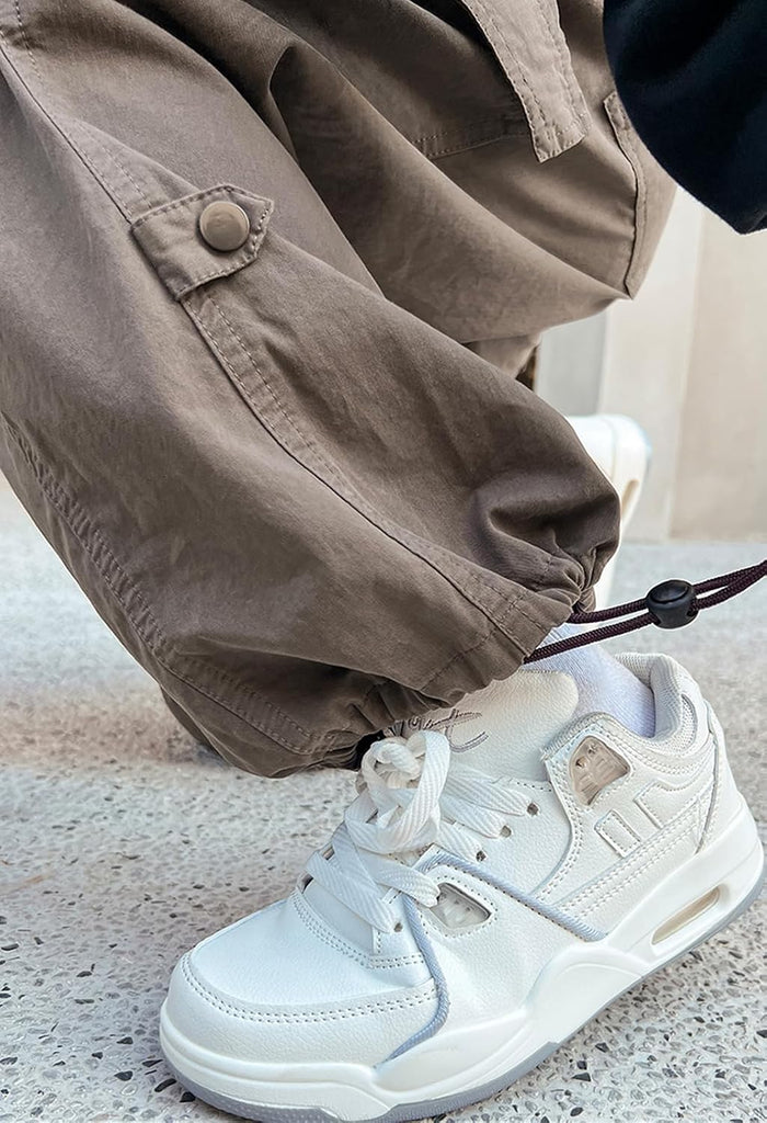 Boys Baggy Wide Leg Cargo Pants